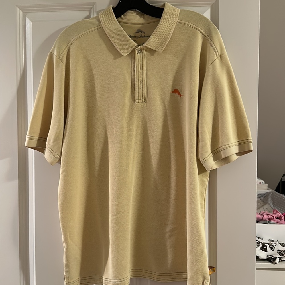 Tommy bahama yellow polo